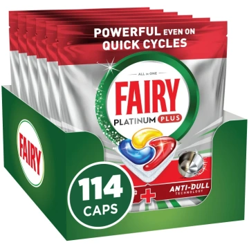Trauku mazgājamās mašīnas kapsulas Fairy Platinum 