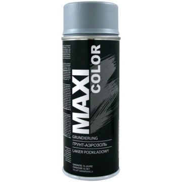 Aerosolkrāsa-grunts Maxi Color 400ml pelēka Motip