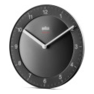 Braun BC 06 B-DCF radio sienas pulkstenis melns [w