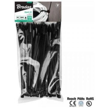Savilcēju siksnas Bradas 7,6 x 300 mm, 100 gab., m