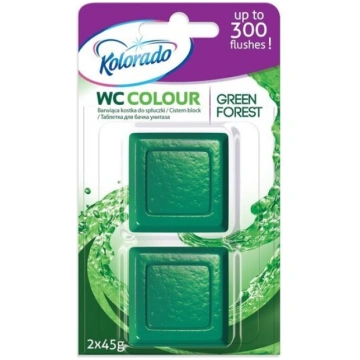 Tabletes tualetes poda tvertnei WC Colour Green Fo