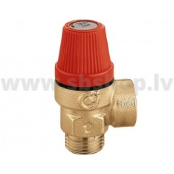 *CALEFFI Drošības vārsts 1/2"F 1,8 bar