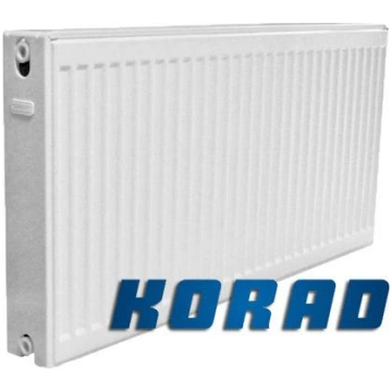 Radiators KORAD 22 tips 400x600 pieslēgums no apak