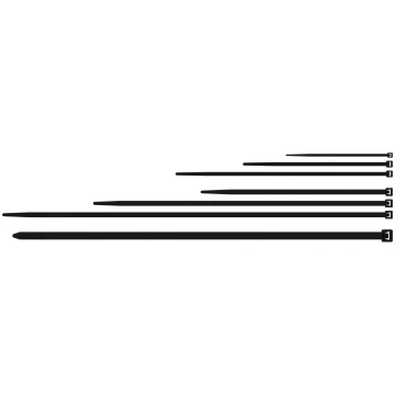 Nylon cable ties - 3.6 x 140 mm Black, uv-resistan