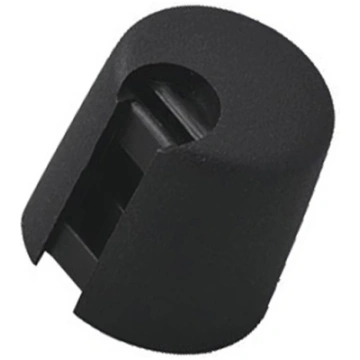 Knob; with pointer; plastic; Øshaft: 6mm; Ø16x16mm