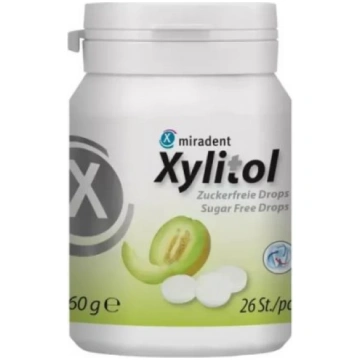 Miradent Xylitol Sugar Free Drops Pastilas ar ksil
