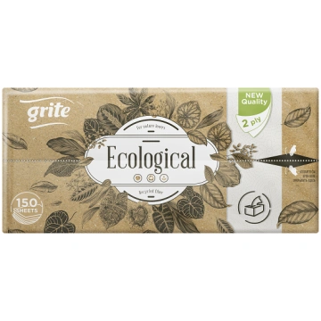 GRITE Salocītie papīra dvieļi Ecological 150gab, 2