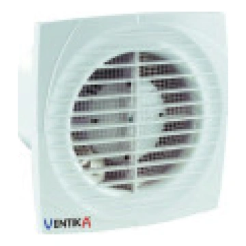 Ventika Sienas Ventilators Balts Fi 100Mm Ar Virve