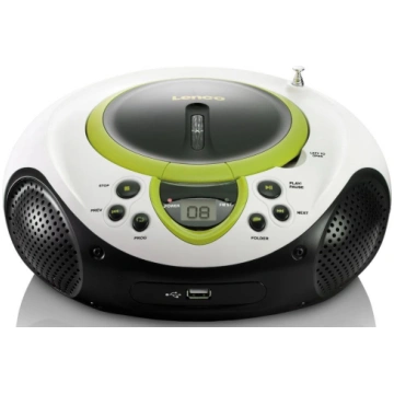 Portable stereo FM radio with CD player Lenco SCD3