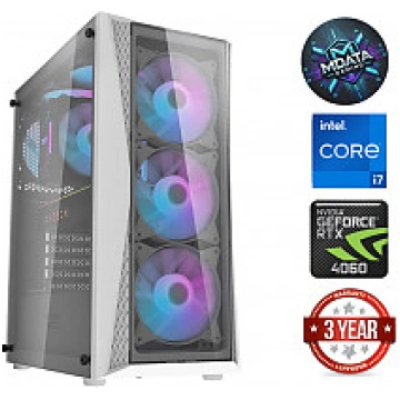 i7-12700KF 64GB 2TB SSD RTX 4060 Windows 11 White 