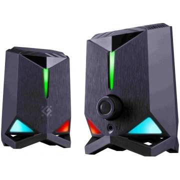 Speakers Defender Rocket 2.0 6w LED USB, black