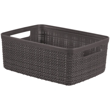 Groziņš Jute S 5L 27x20x11cm tumši pelēks (0801904