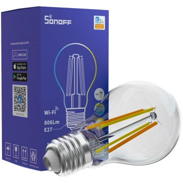 Viedā wi-fi LED spuldze Sonoff B02-F-A60, filament