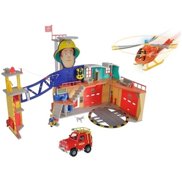 Simba - Mega XXL Fireman Sam Station - ugunsdzēsēj