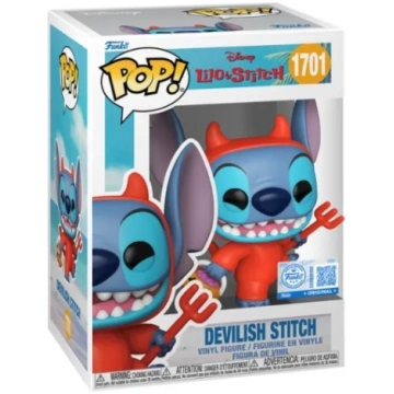Funko Pop! - Vinyl Exclusive Stitch as Devil w/CH 