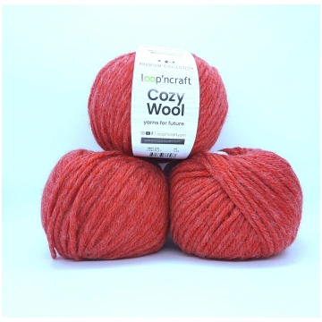 Cozy Wool Rosso 100gr - 4 Gomitoli