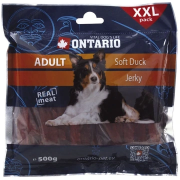 Gardums suņiem Ontario Soft Duck Jerky, 0.5 kg