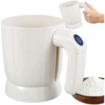 Elektriskais miltu siets, balts - food processors,