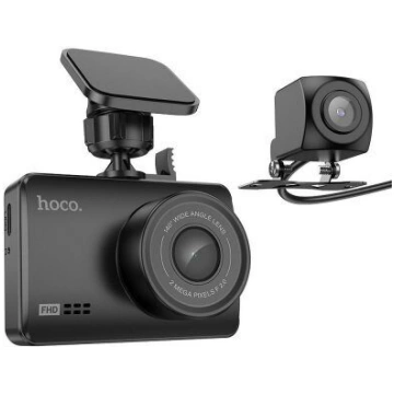 Videoreģistrators Hoco Driving DV3 + Aizmugures ka