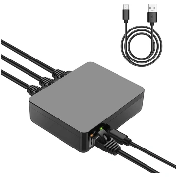GINTOOYUN RJ45 Ethernet sadalītājs ar 1 ieeju un 3
