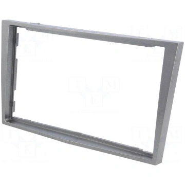 Radio mounting frame | Opel | 2 DIN | silver PER.P