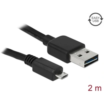 Delock Cable EASY-USB 2.0 Type-A male > USB 2.0 Ty