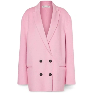 Giacca oversize in lana double - 42