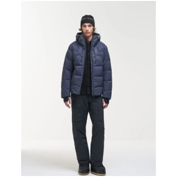 Frost padded ski jacket with seamless neck warmer 