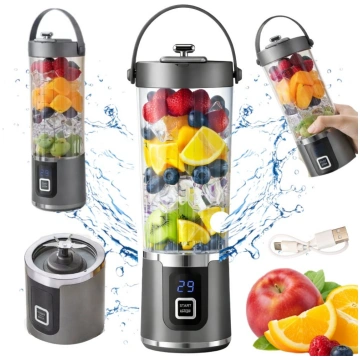 Pārnēsājams USB blenderis 500ml smūtijiem ar LED d
