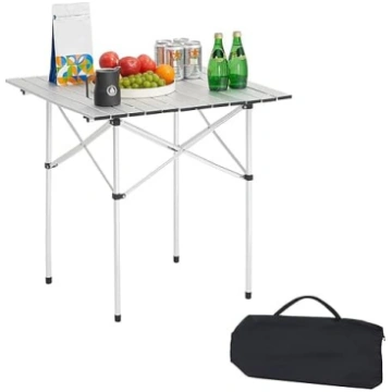 VEVOR Folding Table Buffet Table Portable All-Purp
