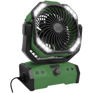 ELZO 30 000 mAh kempinga ventilators, uzlādējams g