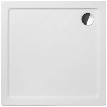 Roltechnik FLAT Kvadro 800x800 balts akrila dušas 