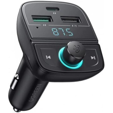 Bluetooth FM Modulator UGREEN CD229, 2 x USB-A - 1