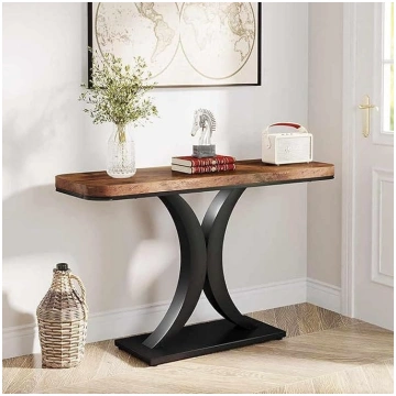 Farmhouse Style Narrow Console Table - Long Sofa T