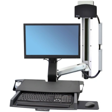 Ergotron StyleView® Sit-Stand Combo System with Wo