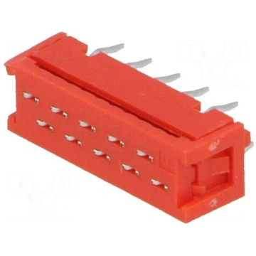 Wire-board | adapter | PIN: 10 | IDC,THT | on PCBs