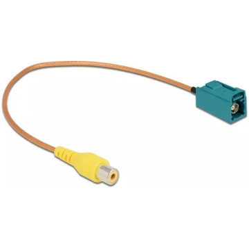 FAKRA Z jack uz RCA jack RG-179 32 cm DeLOCK kabel