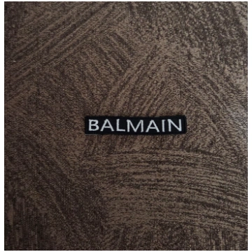 Patch Toppa Replica Balmain 7x1cm Ricamata Termoad