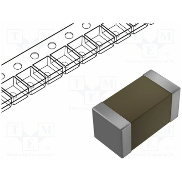 Capacitor: ceramic; MLCC; 820nF; 250VDC; X7R; ±10%