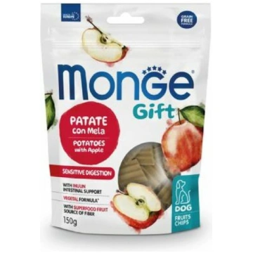 MONGE GIFT Dog CHIPS Fruit Chips Sensitive digesti
