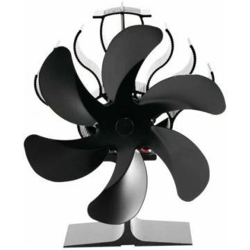 Plīts ventilators, 6 lāpstiņas, ar siltumu darbinā