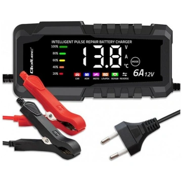 Qoltec Mikroprocesorowa 12V 6A | funkcję do AGM GE