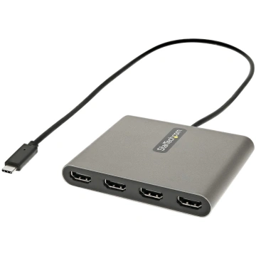 Startech USB C to 4 HDMI Adapter, External Video &