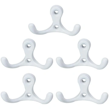 sourcing map Double Wall Hook šalle Kabatas roktur
