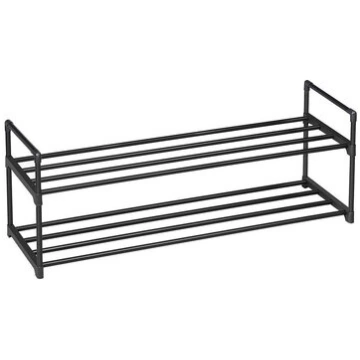 Kurpju plaukts, SONGMICS, 92x30x33 cm, Melns Nav n