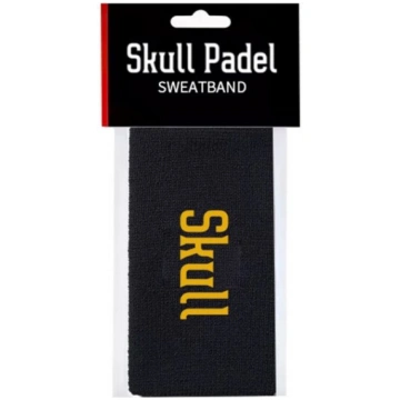 SKULL PADEL L sviedru aproce melna/zelta (wristban