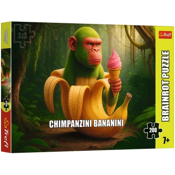 Trefl BRAINROT Puzle Chimpanzini Bananini, 200 gab
