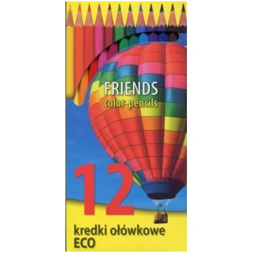 Zīmuļi Friends, 12 krāsas Grand