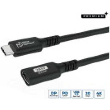 MicroConnect USB-C USB kabelis 0.15 m melns (Premi