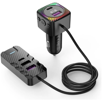 Bluetooth FM modulators XO BCC13 auto lādētājs 6.2